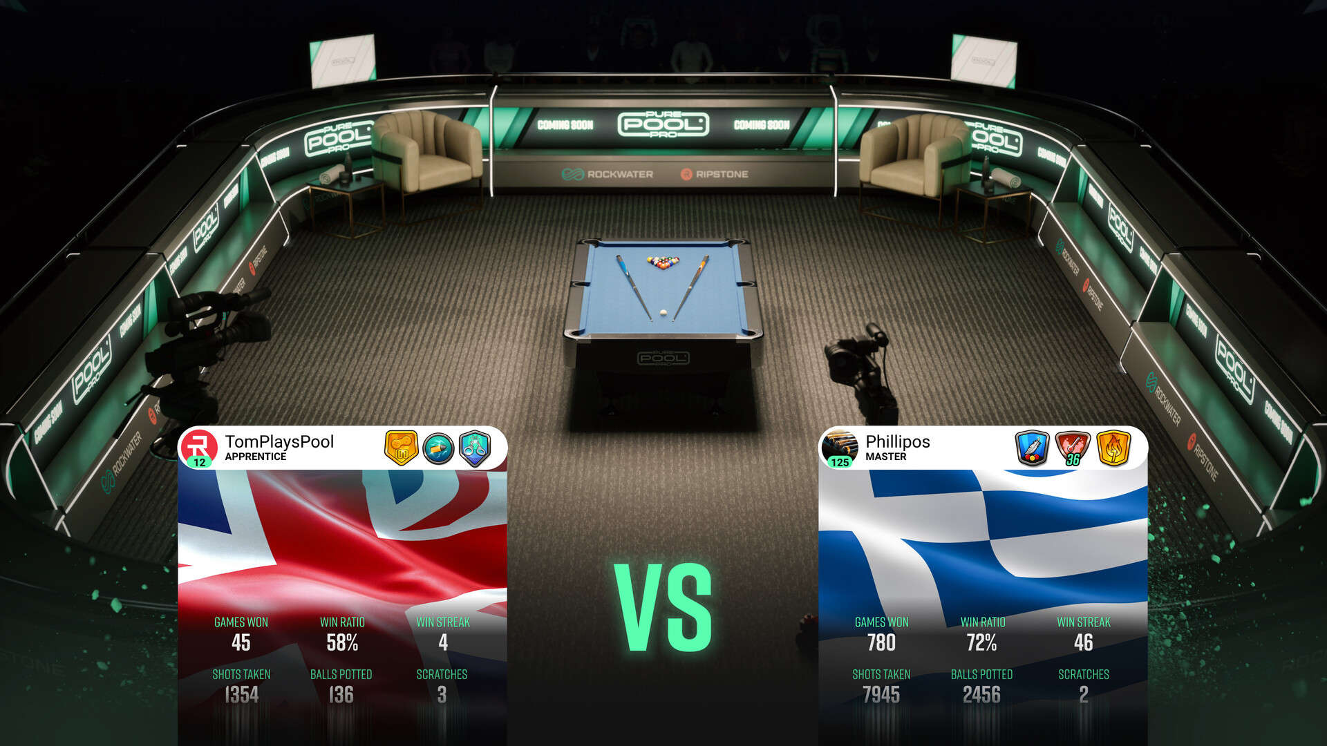 Pool Halls & Arenas